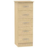 Avon 5 Drawer Tallboy Chest Avon - 5 Drawer tallboy unit - Light Oak