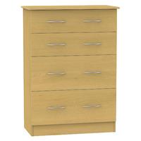 Avon 4 Drawer Deep Chest Avon - 4 Drawer Deep Chest - Beech