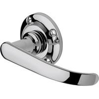 Avon Round Rose Latch (Set of 2) Finish: Polished Chrome