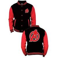 Avengers Baseball Varsity Jacket Logo Size Large