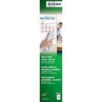 Avery 70706 Write and Wipe A3 Adhesive Dry Erase Sheets - White, Pack of 3
