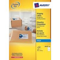 Avery J8169-100 Parcel Labels (A4 Sheets of 99.1 x 139.0 mm, 4 Labels per Sheet, 100 Sheets) - White