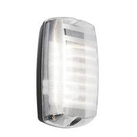 avit 6w led prismatic bulkhead black ip44 520lm 85543