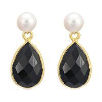 Avery Row Pearls Spinel Drop Earrings