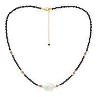 Avery Row Pearls Amethyst, Spinel & Large Pearl Necklace