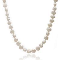 Avery Row Pearls Single Strand Irregular Pearl Necklace, White
