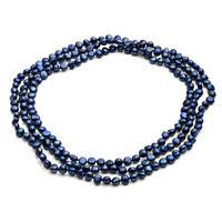 Avery Row Pearls Long Navy Loop Necklace
