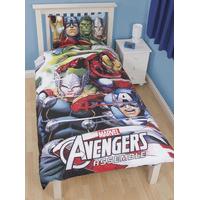 Avengers Team Single 3D Reversible Duvet Cover and Pillowcase Set
