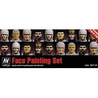 av vallejo model color set faces painting set x8