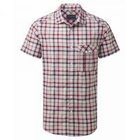 Avery Short Sleeved Check Shirt Chesterfield Red
