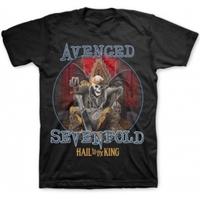 avenged sevenfold deadly rule mens blakck t shirt small