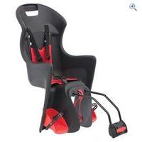 avenir snug childs bike seat colour black red