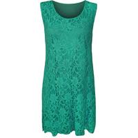 Avis Lace Sleeveless Dress - Green