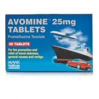 avomine tablets 25mg