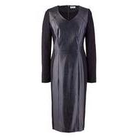 ava by mark heyes pu leather look dress