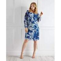 ava by mark heyes blurred print dress