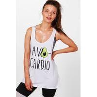 ava cardio running vest white