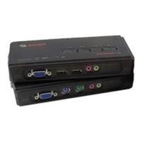 Avocent 4PORT PS/2 SWITCH WITH AUDIO CABLE SETS INCLUDED