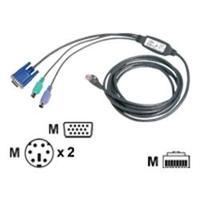 Avocent AutoView PS2 Cat 5 KVM Cable Kits 10ft