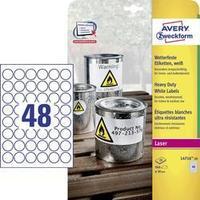avery zweckform l4716 20 labels a4 30 mm polyester film white 960 pcs  ...