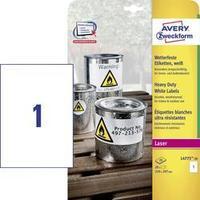 avery zweckform l4775 20 labels a4 210 x 297 mm polyester film white 2 ...