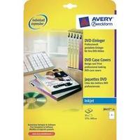Avery DVD Case Inserts Inkjet Card Avery-Zweckform J8437-25