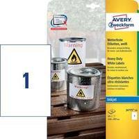 avery zweckform j4775 10 labels a4 210 x 297 mm polyester film white 1 ...