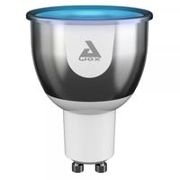 AWOX SML-C4-GU10 Smart Light Colour LED Spot with Bluetooth Control, Acryl, Silver, GU5.3 [Energy Class A ]