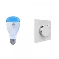AWOX SKPL-C9-E27 Smart Light LED Bulb Plus Smart Pebble Wireless Gesture Control Switch