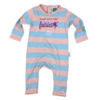 away with the fairies pink sky blue babies fairtrade baby grow