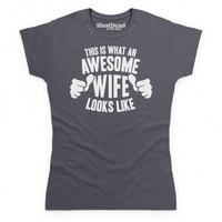 awesome wife t shirt