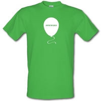 awkward balloon male t shirt