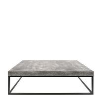 Axan Large Coffee Table, Concrete and Black