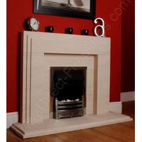 Axon Portobello Limestone Fireplace Package With Electric Fire