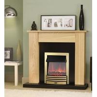 Axon New England Oak & Black with Brass Eclipse Fire