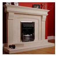 Axon Madrid Limestone Fireplace