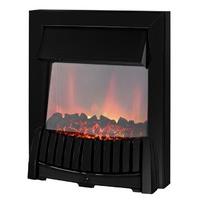 axon elan black led electric fire