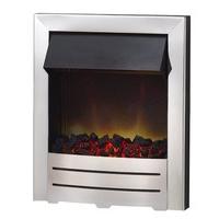 axon colorado chrome led electric fire