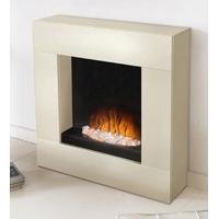 Axon Alton Electric Fireplace Suite in Ivory