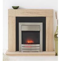 Axon Malmo Contemporary Coal Electric Fireplace Suite