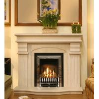 Axon Rockford Limestone Fireplace Package With Gas Fire