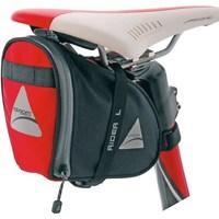 Axiom Rider DLX Saddle Bag - Red / Black / Small