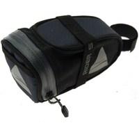 axiom rider dlx saddle bag grey black small