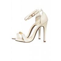 AX Paris Simple Strappy Heels White