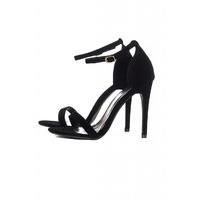 AX Paris Simple Strappy Heels Black