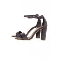 AX Paris Simple Block Heels Grey