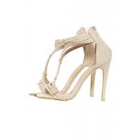 AX Paris T-Bar Heels Cream