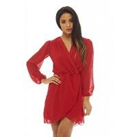 AX Paris Chiffon Wrap Dress