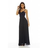 AX Paris Lace Bodice Maxi Dress Navy