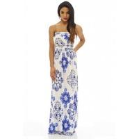 AX Paris Lightweight Printed Maxi Dress White